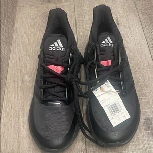 Adidas New With Tags Women’s Black and Pink EQ21 Run Cold Trainers Shoes Size 10